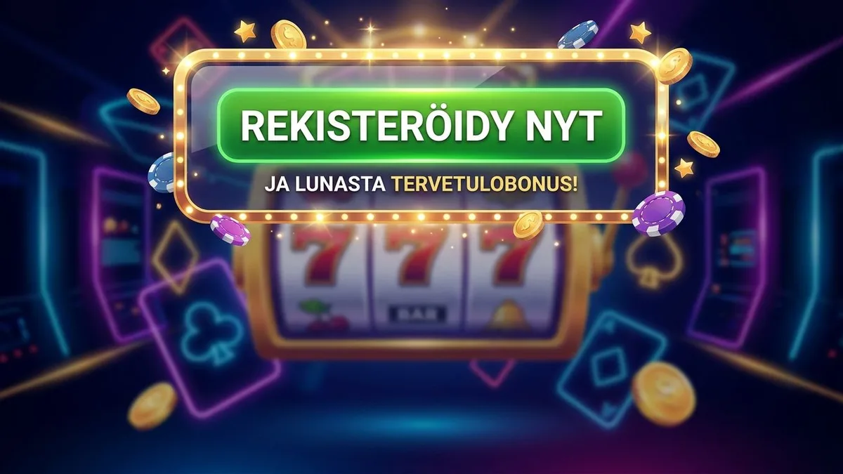 Rekisteröidy bonuksen kanssa